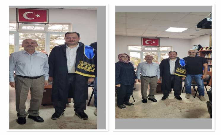 Doktora öğrencimiz Arif DURĞUN, bölümümüz öğretim üyesi Prof. Dr. Yusuf GENÇ danışmanlığında yürüttüğü “Psikolojik Sağlamlığın Mesleki Doyumla İlişkisinde Spiritüel İyi Oluş ve İş Stresinin Etkisi” başlıklı tez çalışmasıyla doktorasını başarıyla tamamlamıştır. Öğrencimizi ve değerli danışmanı Prof. Dr. Yusuf GENÇ’i tebrik eder, akademik hayatında başarılarının devamını dileriz.